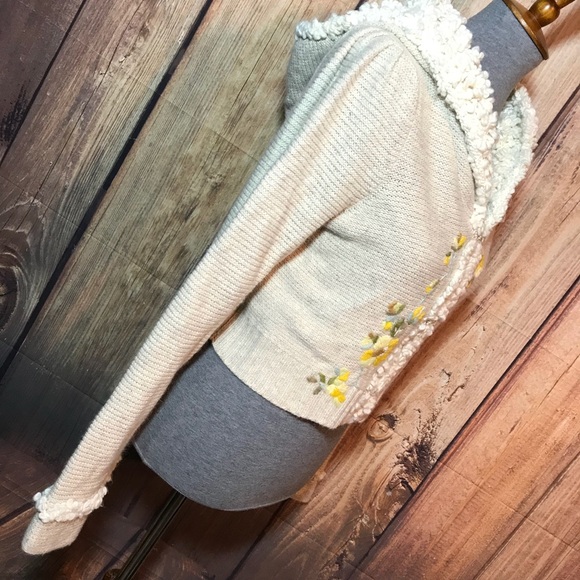 Anthro NWT sleeping on snow hooded sweater M - Picture 4 of 8